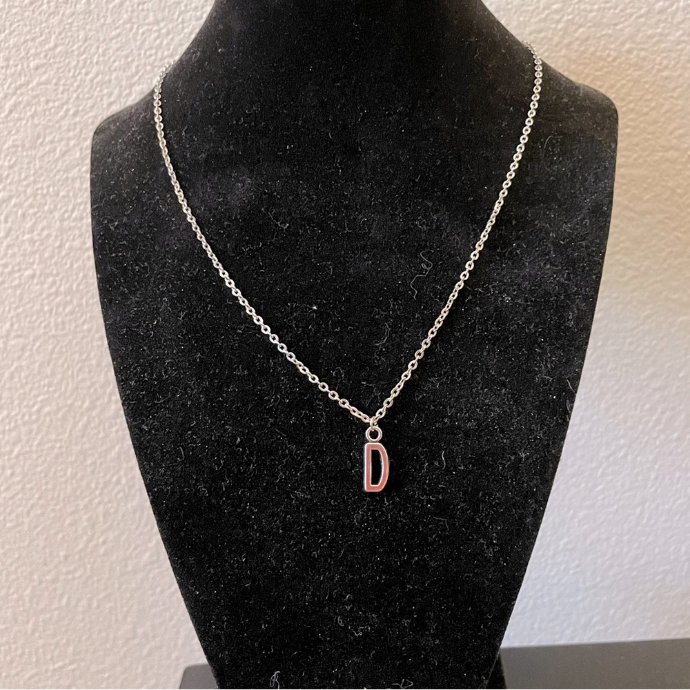 Handmade Letter D Necklace